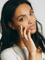 Thumbnail for your product : Free People Lena Bernard Stone Drop Double Ring