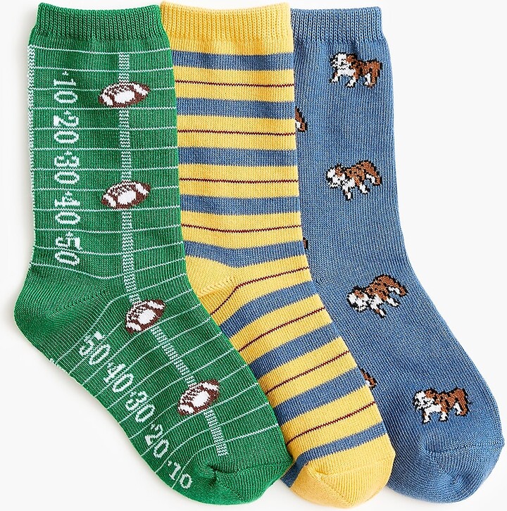 Boys' football socks pack-of-three