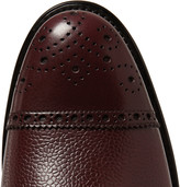 Thumbnail for your product : O'Keeffe Manach Pebble-Grain Leather Monk-Strap Brogues