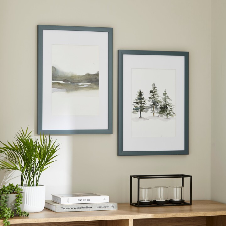 Dunelm Set of 2 Pacific Blue Photo Frames Blue ShopStyle