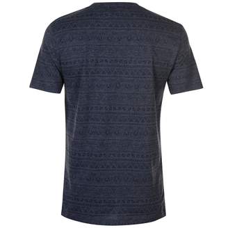 SoulCal Mens AOP T Shirt Crew Neck Tee Top Short Sleeve Lightweight Print All