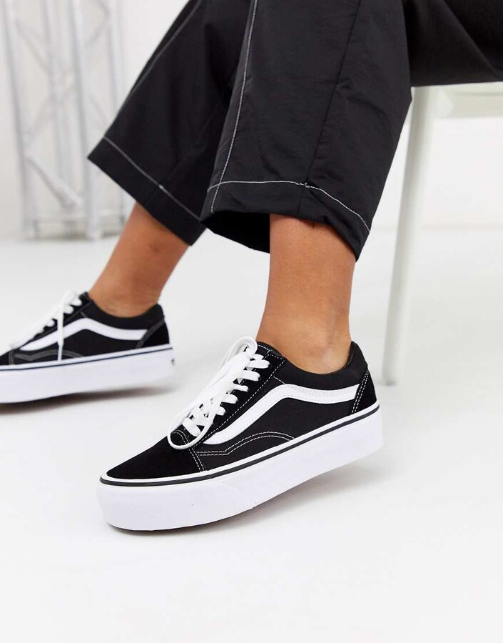 vans platform sneakers