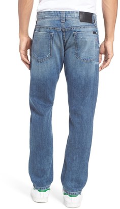 Fidelity Jimmy Slim Straight Leg Jeans (Trick Vintage)