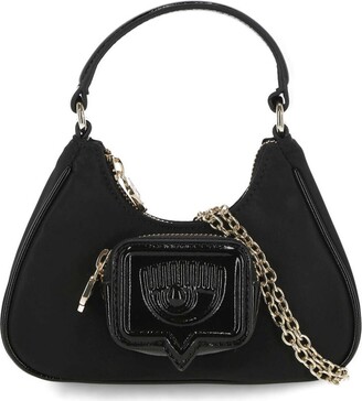 Handbag CHIARA FERRAGNI  Chanel Pre-Owned 1989-1991 small Double Flap  shoulder bag - IetpShops - Canvas Totes & Shoppers - 71SB4BC5 Nero 899 -  Handbags