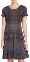 Thumbnail for your product : Betsey Johnson Women's Print Ponte Fit & Flare Dress