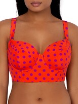 Thumbnail for your product : Smart & Sexy Women's Plus-Size Long Lined Underwire Bikini Top