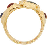 Thumbnail for your product : MONDO MONDO Gold & Green Suede Ring