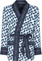 Thumbnail for your product : Dolce & Gabbana Majolica-print wrapped shirt