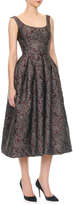 Thumbnail for your product : Dolce & Gabbana Scoop-Neck Full Skirt Tea-Length Dress