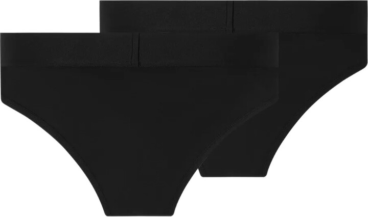 Versace Logo-Embellished Briefs (Pack Of Two)