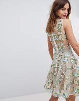 Thumbnail for your product : Bronx And Banco & Banco Delicate Embroidered Mini Dress
