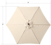 Thumbnail for your product : Pier 1 Imports 9' Red Aluminum Tilting Umbrella