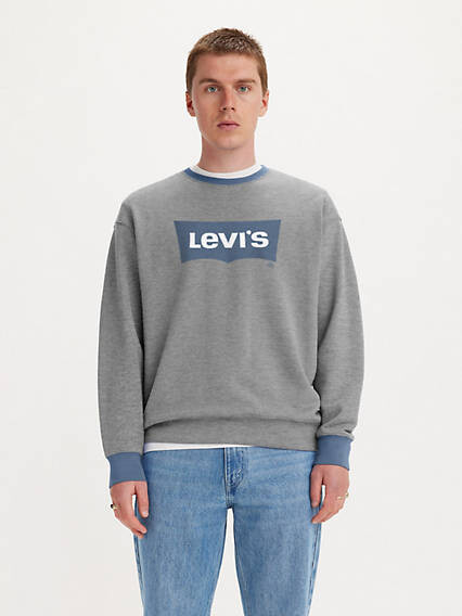 Levi's Men's Gray Sweatshirts & Hoodies | ShopStyle