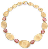 Thumbnail for your product : Marco Bicego Lunaria Unico Pink Tourmaline & 18K Yellow Gold Collar Necklace