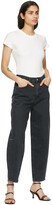 Thumbnail for your product : AGOLDE Black Balloon Ultra High-Rise Curved Jeans