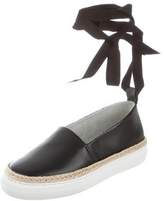 Thumbnail for your product : Pierre Hardy Leather Wrap-Around Espadrilles