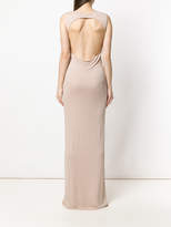 Thumbnail for your product : Alberta Ferretti cut out back maxi dress
