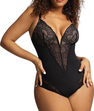 Camille Black Lingerie Underwired Lace Sexy Shapewear