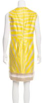 Thumbnail for your product : Giambattista Valli Zebra Print Sleeveless Dress w/ Tags