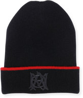 Thumbnail for your product : Alexander McQueen Reversible Insignia Beanie, Red/Black