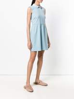 Thumbnail for your product : RED Valentino embellished pan collar mini dress