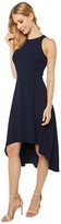 Thumbnail for your product : Adrianna Papell Pleat Detail High-Low Crepe Dress (Blue Moon) Women's Dress