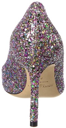 靴 JIMMY CHOO Romy 85 glitter pumps Champagne Coarse Glitter Fabric Pointy Toe Pump| ROMY 85