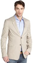 Thumbnail for your product : Prada tan cotton two button blazer