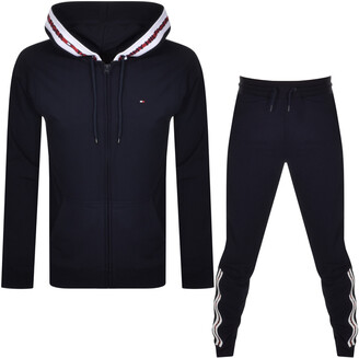 Tommy Hilfiger Lounge Hooded Tracksuit Navy