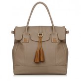 Thumbnail for your product : Oliver Bonas Arica Tassel Leather Tote