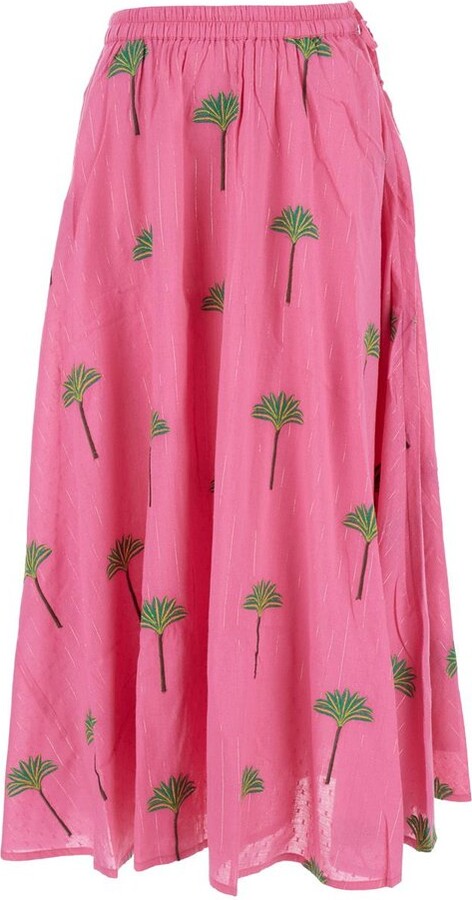 Nimo with Love Vanilla Embroidered Skirt