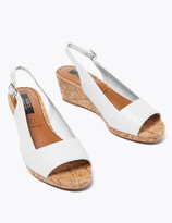 Thumbnail for your product : Marks and Spencer Leather Open Toe Slingback Sandals