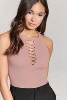 Thumbnail for your product : Forever 21 Sleeveless Lace-Up Top