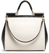 Thumbnail for your product : Dolce & Gabbana 'Miss Sicily - Bi-Color' Top Handle Leather Satchel
