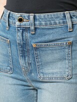Thumbnail for your product : KHAITE Patch Pockets Jeans