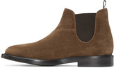 Thumbnail for your product : Paul Smith Tan Suede Drummond Chelsea Boots