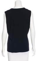 Thumbnail for your product : Rena Lange Wool & Cashmere Sleeveless Top