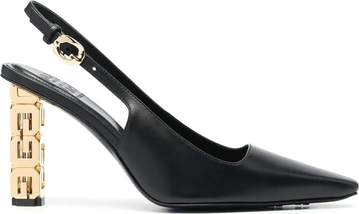 Givenchy Buckle-Strap Pointed-Toe Pumps ShopStyle Closed Toe Heels