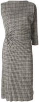 Thumbnail for your product : A.F.Vandevorst checked pleated detail dress
