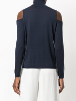 Thumbnail for your product : P.A.R.O.S.H. high neck cold-shoulder sweater