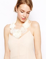 Thumbnail for your product : ASOS Limited Edition Soft Rose Bib Necklace