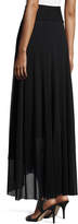 Thumbnail for your product : Fuzzi Asymmetric-Hem Tulle Maxi Skirt, Black