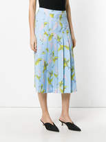 Thumbnail for your product : Essentiel Antwerp bird print pleated skirt