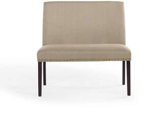 DHI Nice Nailhead Upholstered Dining Banquette, Multiple Colors