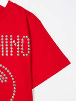Thumbnail for your product : Moschino Kids studded logo T-shirt