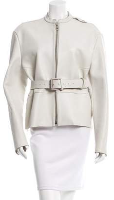 Acne Studios Belted Leather Jacket