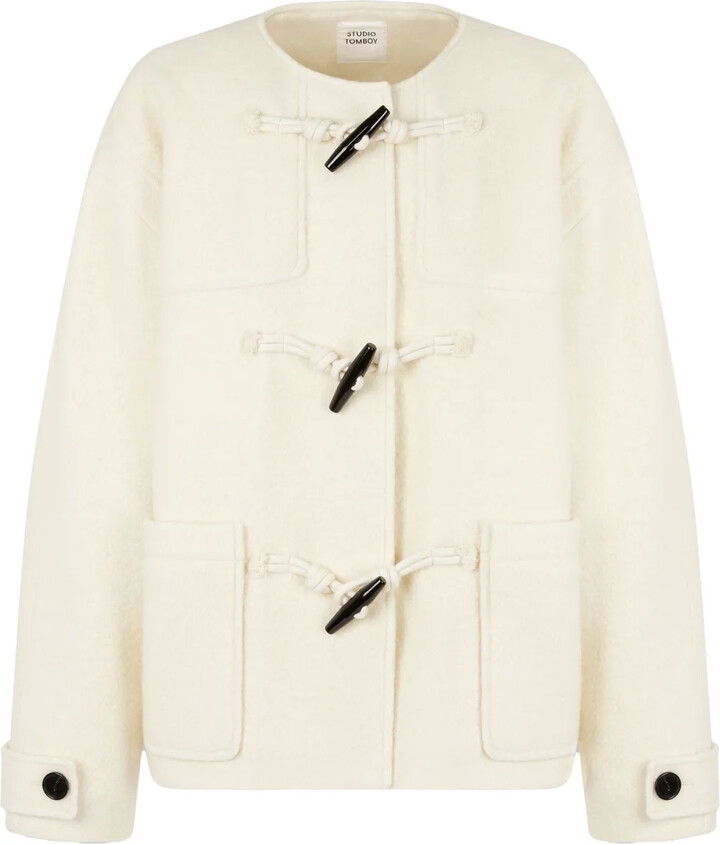 TOMBOY Toggle-Fastening Round Neck Jacket