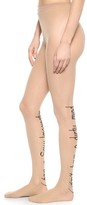 Thumbnail for your product : Alice + Olivia Writing Backseam Tights