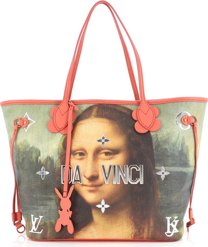 Louis Vuitton Neverfull NM Tote Limited Edition Jeff Koons Van Gogh Print Canvas mm Multicolor