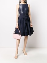Thumbnail for your product : Lauren Ralph Lauren Yuko metallic-taffeta dress